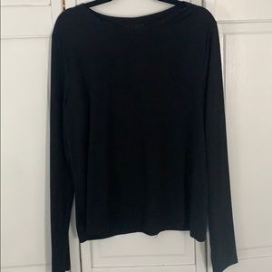 Plus size black king sleeve blouse